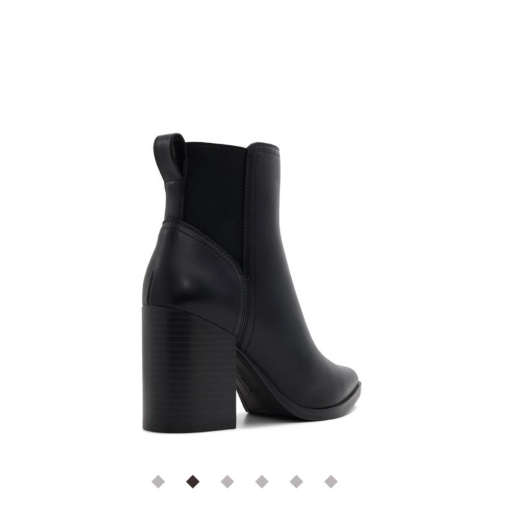 Call It Spring - “Liza” High heel chelsea booties - Block heel. VEGAN. Size 6 - Picture 2 of 13